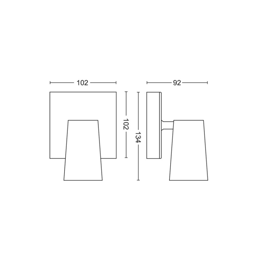 Philips - Spotlampe 1xGU10/5,5W/230V