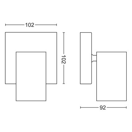 Philips - Spotlys 1xGU10/5,5W/230V