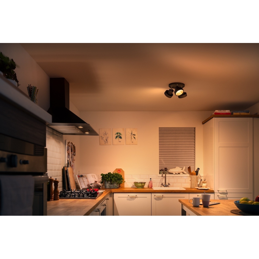 Philips 50603/30/P0 - LED spotlampe dæmpbar BUKKO 3xLED/4,3W/230V