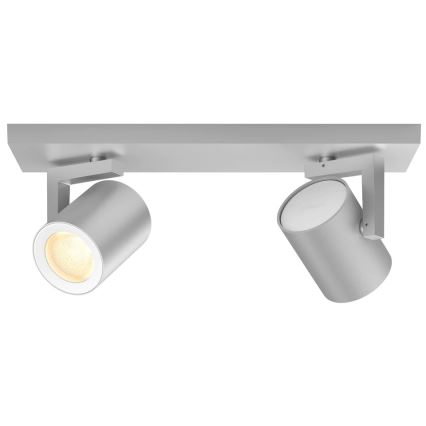 Philips - LED RGBW Spotlampe dæmpbar Hue ARGENA 2xGU10/5,7W/230V