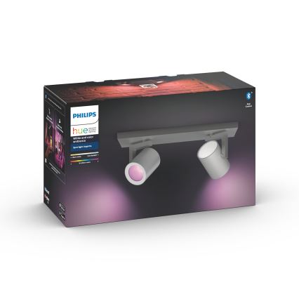 Philips - LED RGBW Spotlampe dæmpbar Hue ARGENA 2xGU10/5,7W/230V