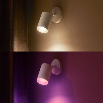 Philips - LED spotlampe m. RGBW-farrver dæmpbar Hue FUGATO 1xGU10/5,7W/230V