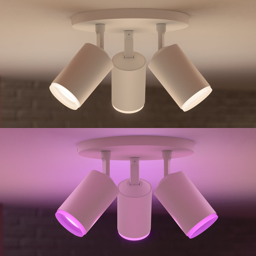 Philips - LED RGBW Spotlampe dæmpbar Hue FUGATO 3xGU10/5,7W/230V