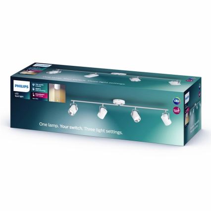 Philips - LED spotlampe 4xLED/4,3W/230V 2200/2500/2700K