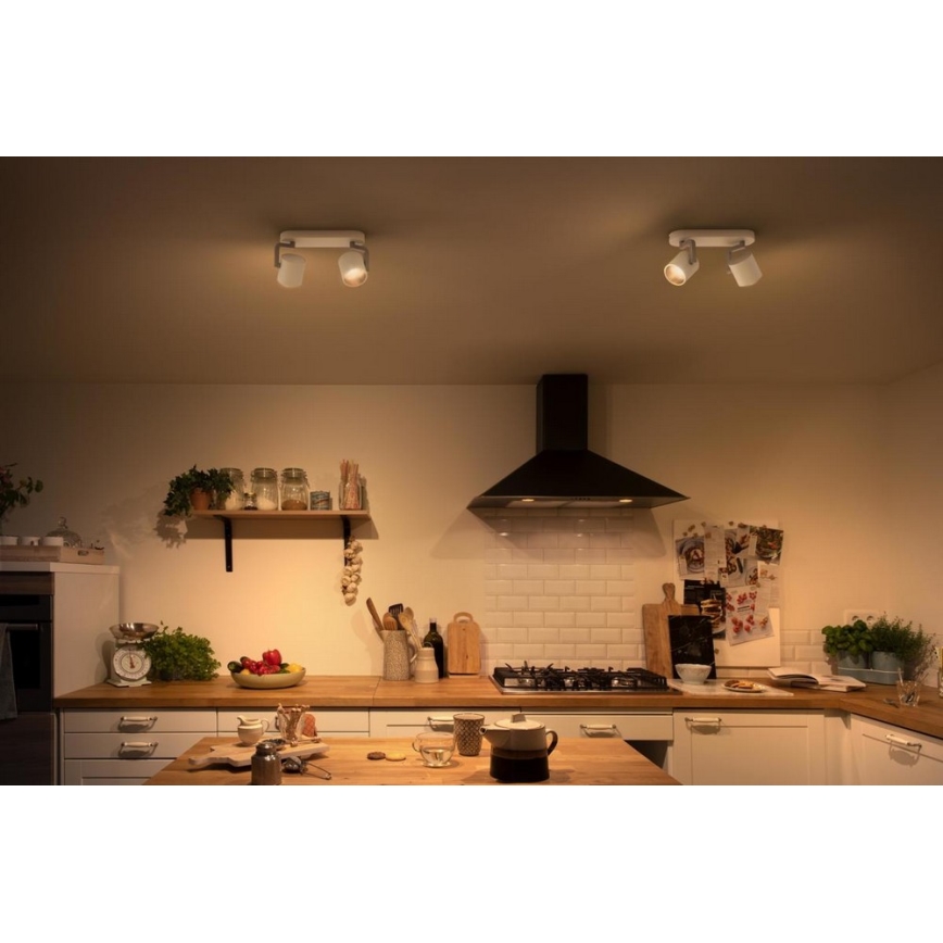 Philips - LED spotlampe dæmpbar 2xLED/4,5W/230V