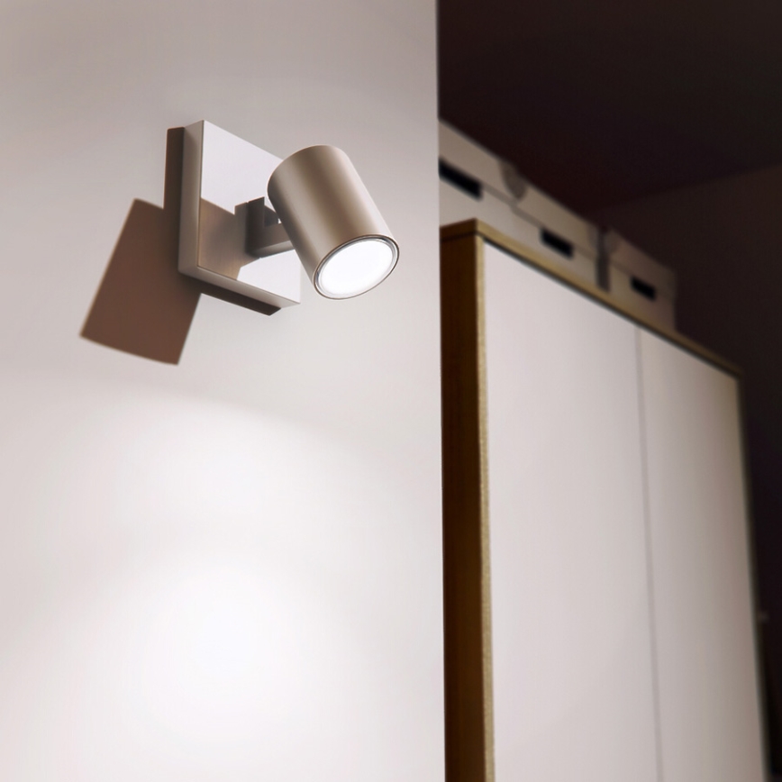 Philips 53090/48/16 - Spotlys RUNNER sølv 1xGU10/35W/230V