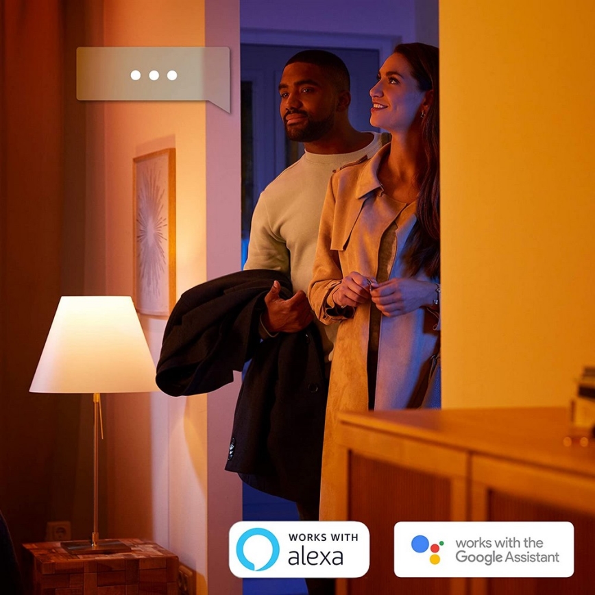 Philips - LED spotlampe dæmpbar Hue RUNNER 3xGU10/5W/230V + fjernbetjening