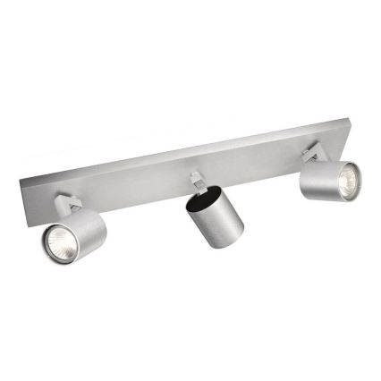 Philips - LED-spot i mat krom 3xGU10/20W/230V