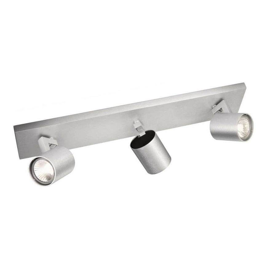 Philips - LED-spot i mat krom 3xGU10/20W/230V