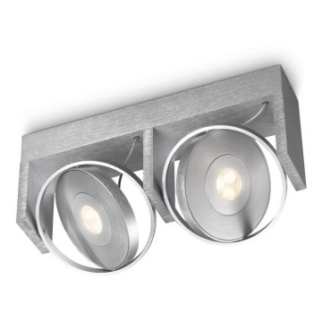 Philips 53152/48/16 - LED spotlamper PARTICON 2xLED/7,5W
