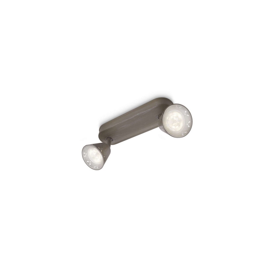 Philips 53252/26/16 - LED spotlamper MYLIVING IDYLLIC 2xLED SMD/4W/230V
