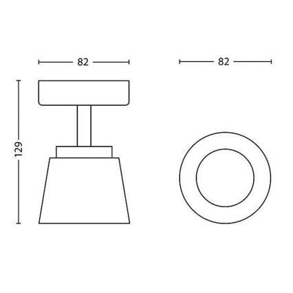 Philips - LED spotlampe 1xLED/4W/230V