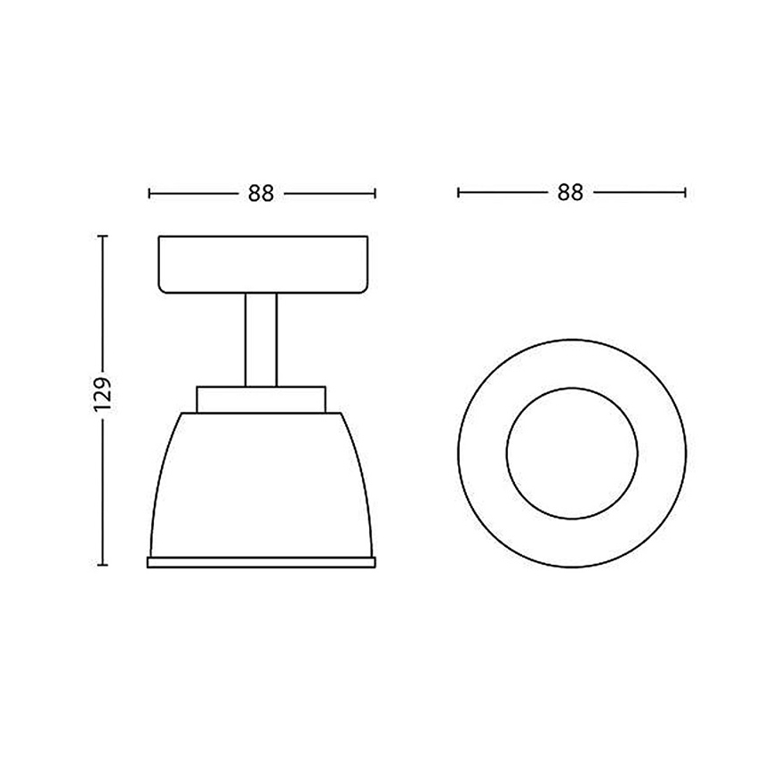 Philips - LED spotlampe 1xLED/4W/230V