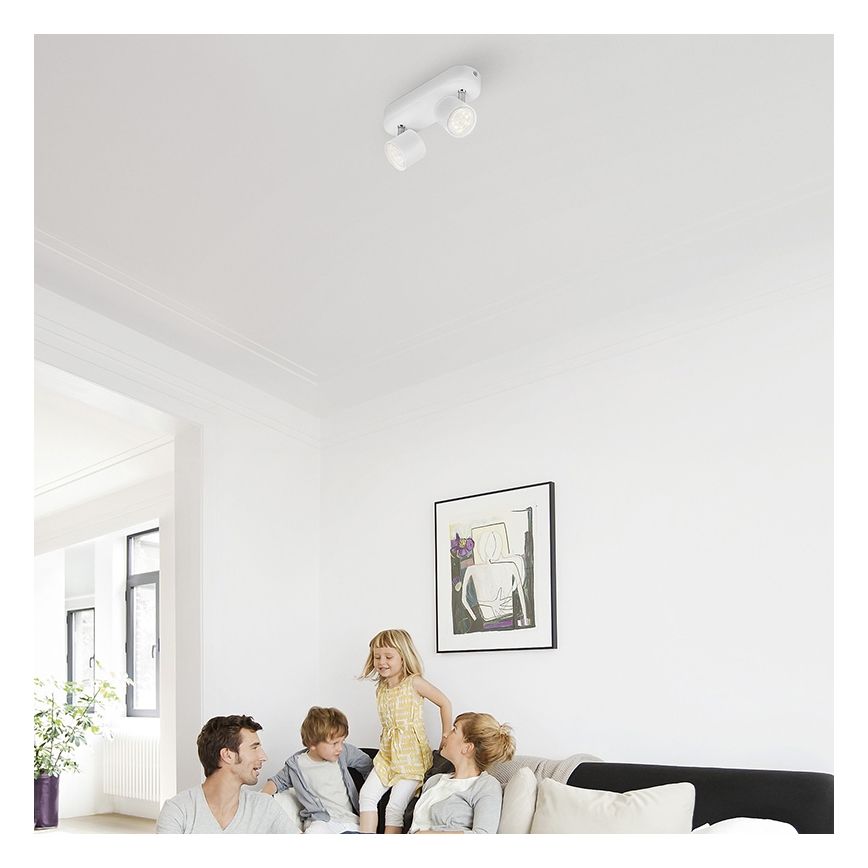 Philips - LED spotlampe dæmpbar 2xLED/3W/230V