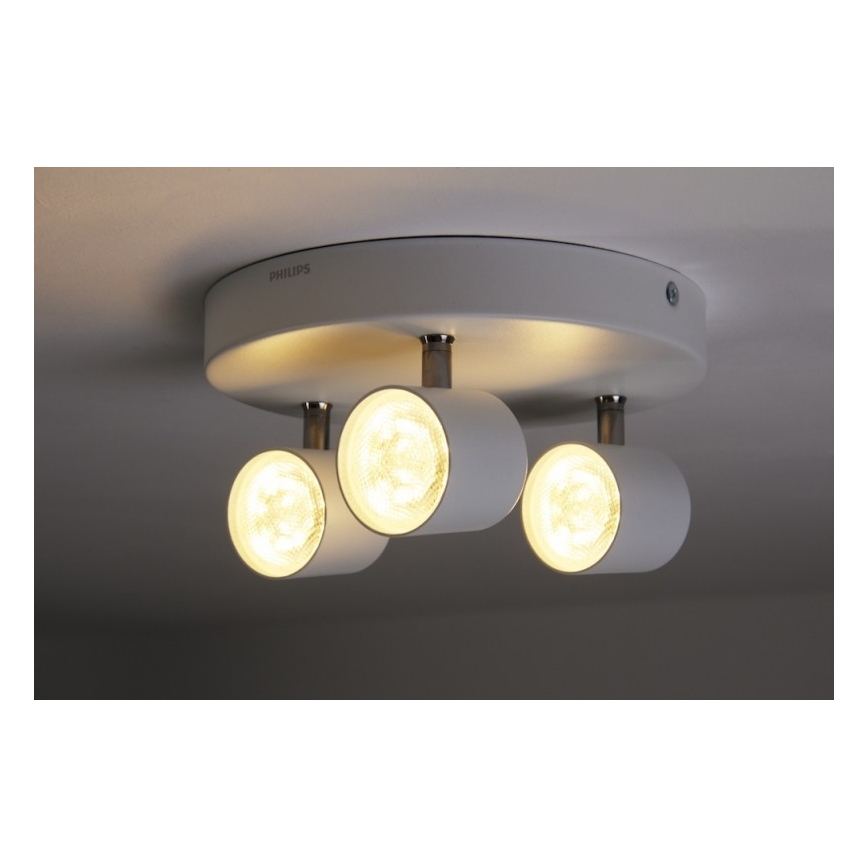 Philips - LED spotlampe dæmpbar 3xLED/4W/230V