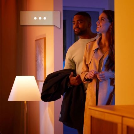 Philips - LED lampe dæmpbar Hue PILLAR 2xGU10/5W/230V + fjernbetjening