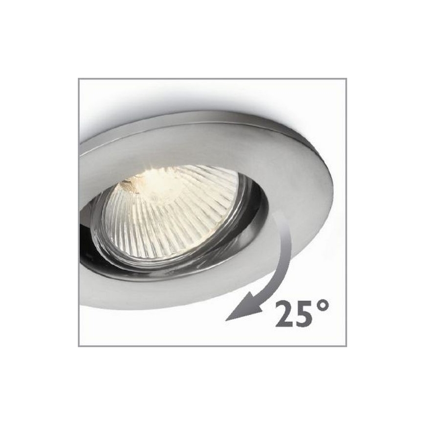 Philips 57959/17/PN - Indbygningsspot AGENA 1xGU10/35W/230V