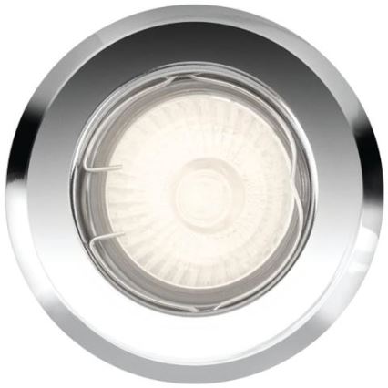 Philips - Indbygningslampe 1xGU10/50W/230V skinnende krom