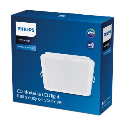 Philips - LED indbygningsarmatur LED/12,5W/230V 3000K