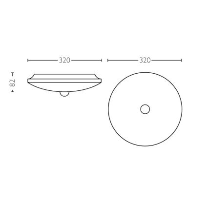 Philips - LED loftlampe med sensor 1xLED/16W/230V 2700K