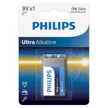 Philips 6LR61E1B/10 - Alkalisk batteri 6LR61 ULTRA ALKALINE 9V