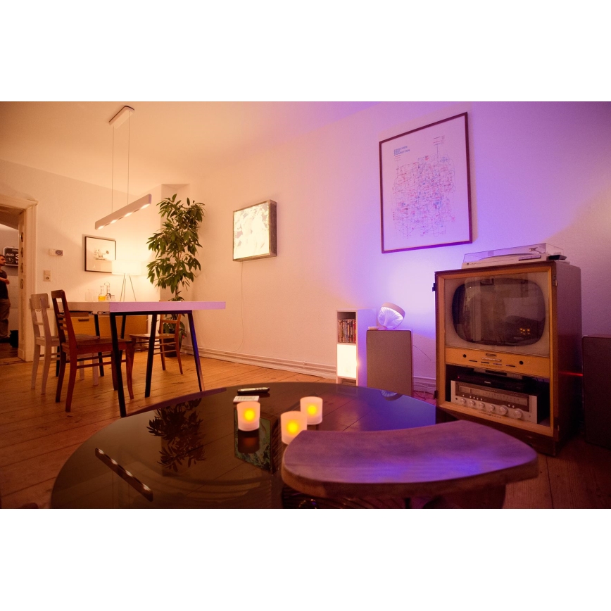Philips 70999/30/PH - LED lysdæmper bordlampe LIVINGCOLORS IRIS 1xLED/10W/230V