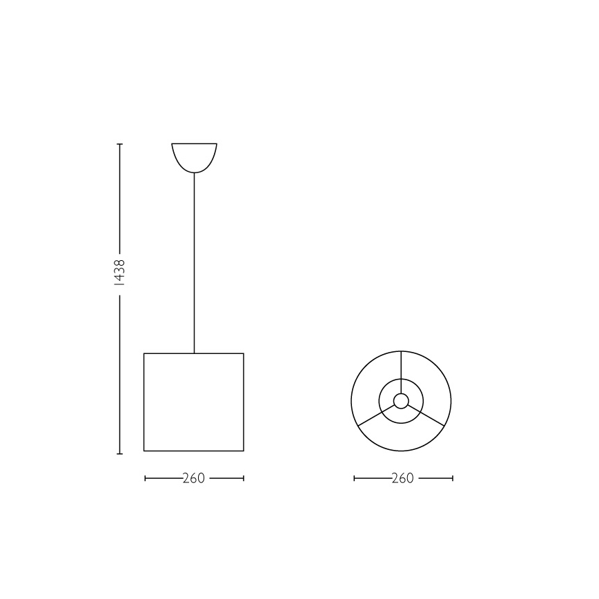 Philips - LED pendel til børn 1xE27/23W/230V