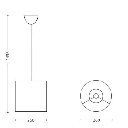 Philips - Pendel til børn 1xE27/23W/230V