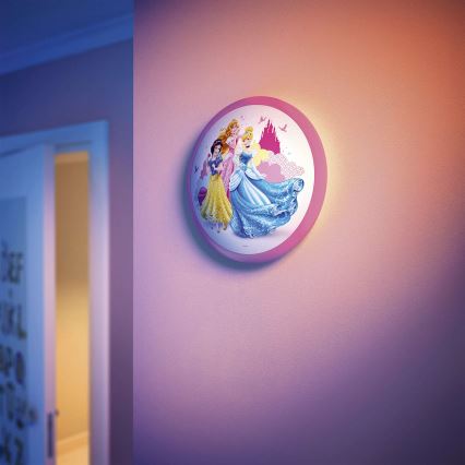 Philips 71760/28/16 - Børns LED-væglampe DISNEY PRINCESS 1xLED/4W/230V