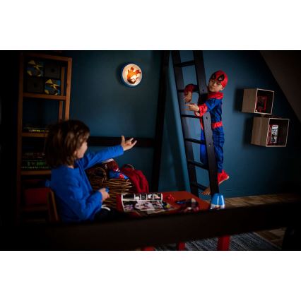 Philips 71760/40/16 - Børns LED-væglampe MARVEL SPIDER MAN 1xLED/4W/230V