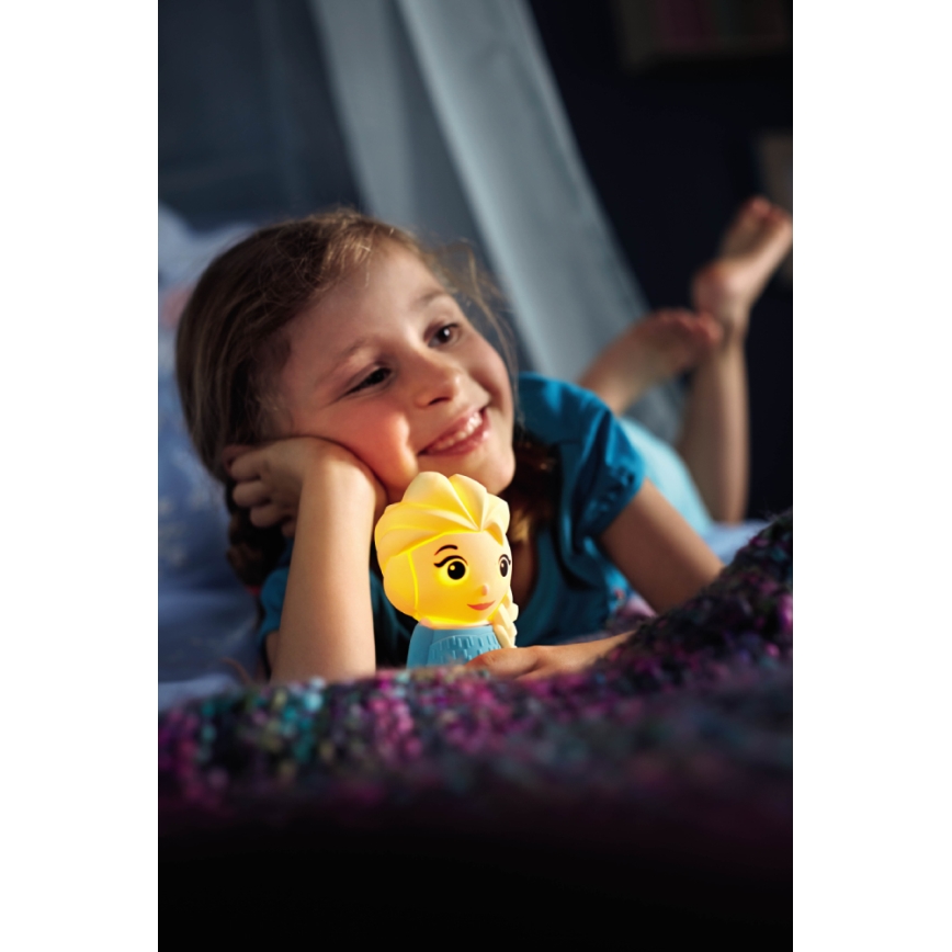 Philips 71768/03/16 - LED belysning for børn DISNEY ELSA 1xLED/0,3W/3V