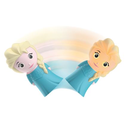Philips 71768/03/16 - LED-børnelampe DISNEY ELSA LED/0,3W/3V