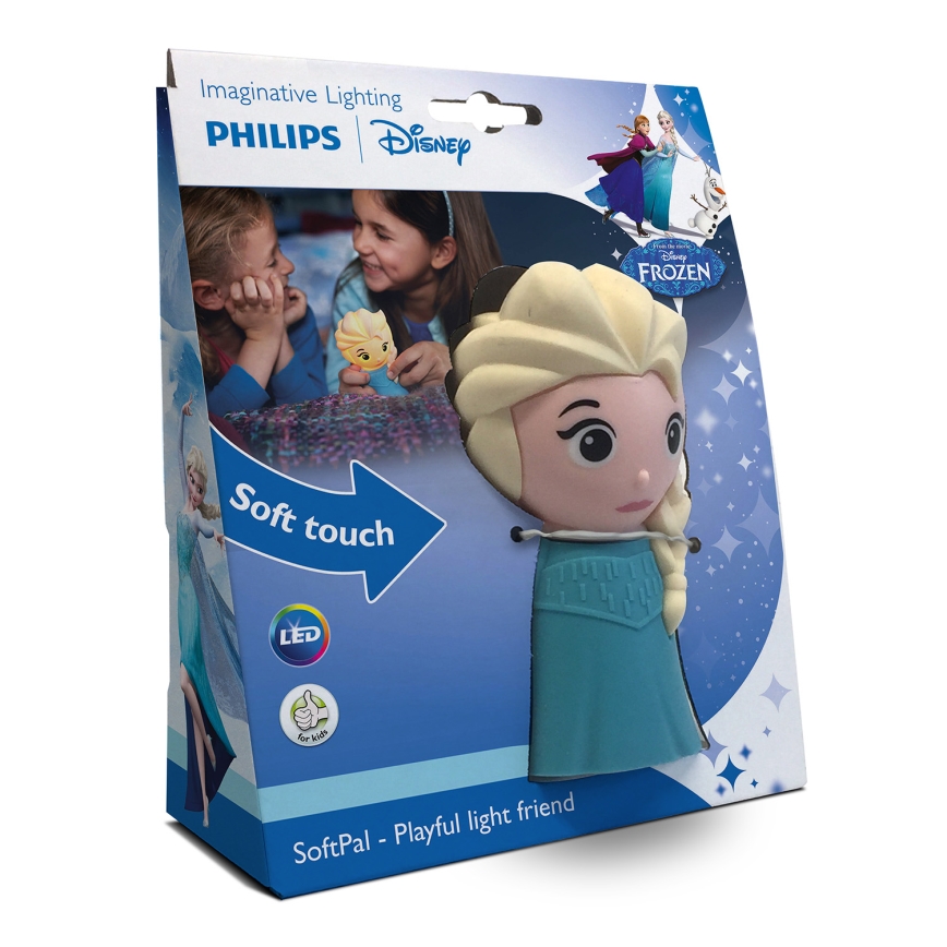 Philips 71768/03/16 - LED-børnelampe DISNEY ELSA LED/0,3W/3V