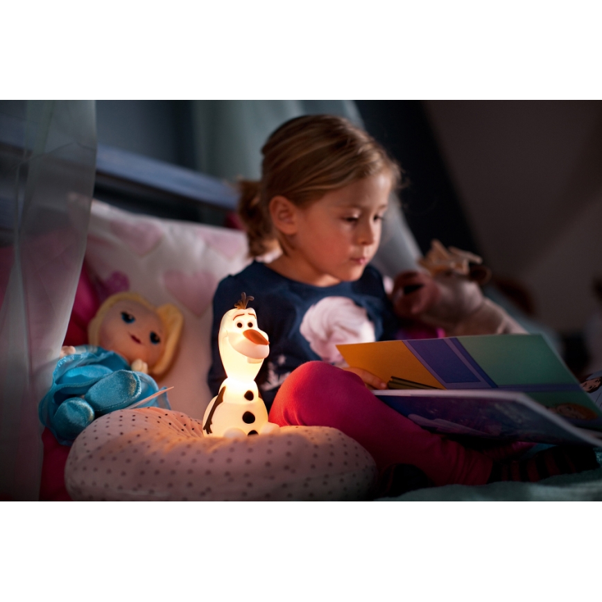 Philips 71768/08/16 - LED belysning for børn DISNEY FROZEN 1xLED/0,3W/3V