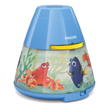 Philips 71769/90/16 - LED Projektor for børn DISNEY DORY LED/0,1W/3xAAA