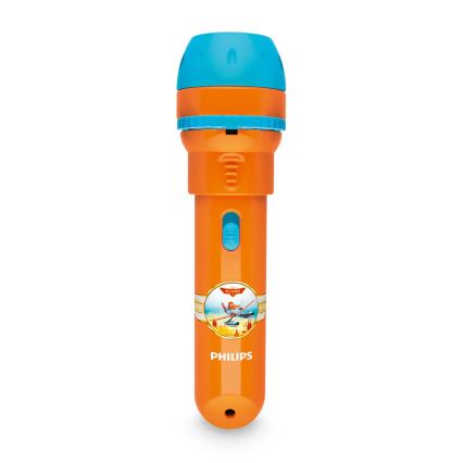 Philips 71788/53/16 - LED-lommelygte til børn og projektor DISNEY PLANES LED/3xLR44