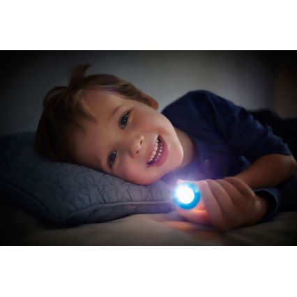 Philips 71788/53/16 - LED-lommelygte til børn og projektor DISNEY PLANES LED/3xLR44