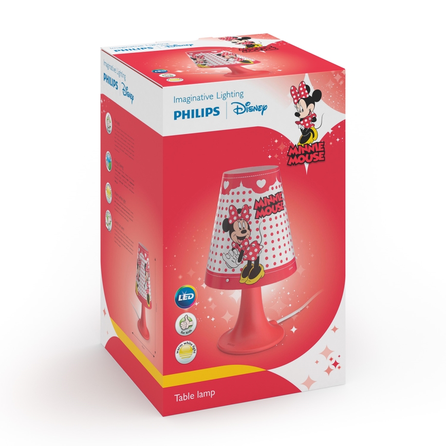 Philips 71795/31/16 - LED bordlampe for børn DISNEY MINNIE MOUSE LED/2,3W/230V