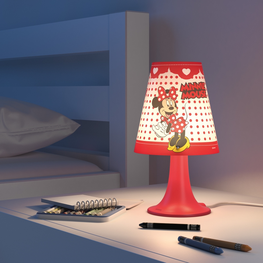 Philips 71795/31/16 - LED bordlampe for børn DISNEY MINNIE MOUSE LED/2,3W/230V