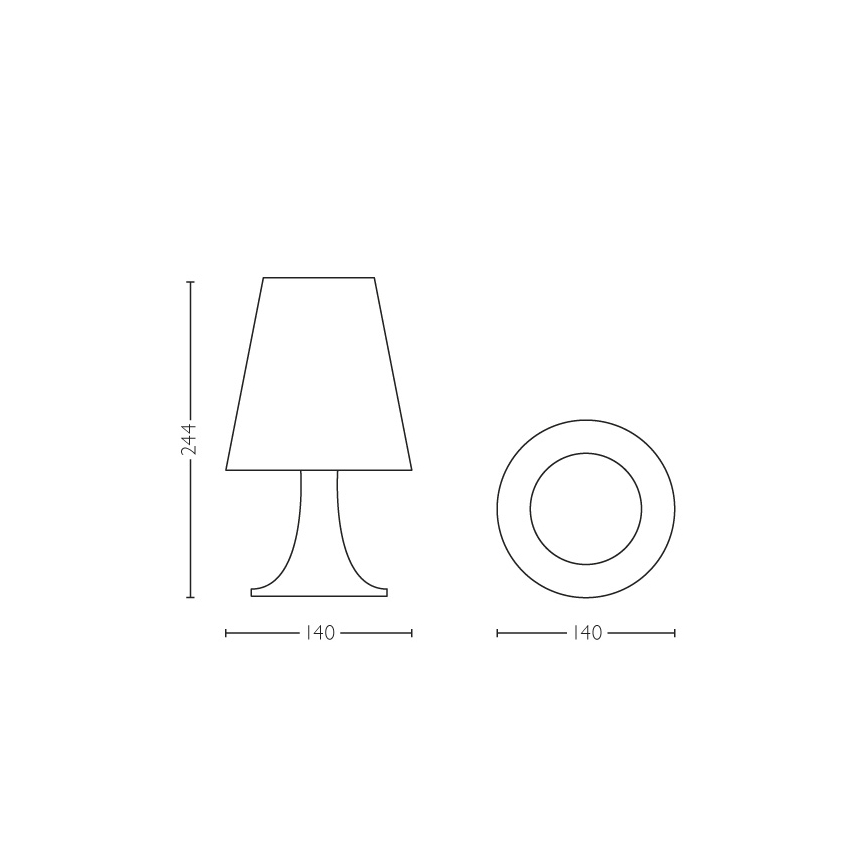 Philips - LED bordlampe til børn LED/2,3W/230V