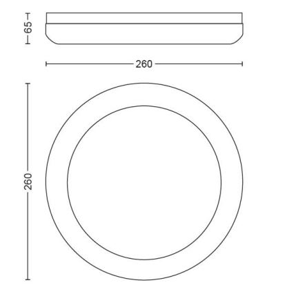 Philips 71884/28/P0 - LED væglampe til børn PRINCESS 4xLED/2,5W/230V