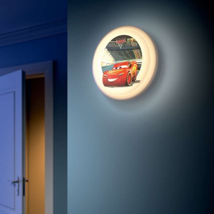 Philips 71884/32/P0 - LED væglampe til børn DISNEY CARS 4xLED/2,5W/230V