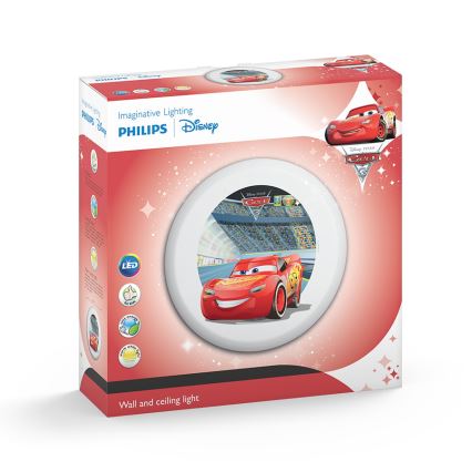 Philips 71884/32/P0 - LED væglampe til børn DISNEY CARS 4xLED/2,5W/230V