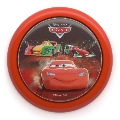 Philips 71924/32/16 - LED børnelampe med touch DISNEY CARS LED/0,3W/2xAA