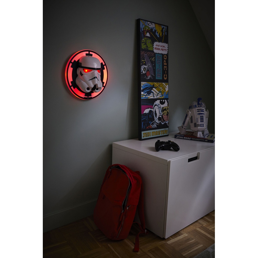 Philips 71937/31 / P0 - LED Børns Belysning DISNEY STAR WARS Stormtrooper 2xLED / 0,2W / 3V