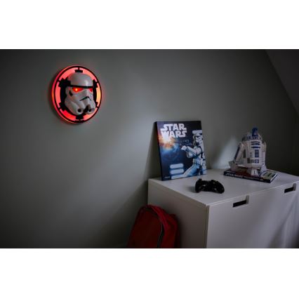 Philips 71937/31 / P0 - LED Børns Belysning DISNEY STAR WARS Stormtrooper 2xLED / 0,2W / 3V