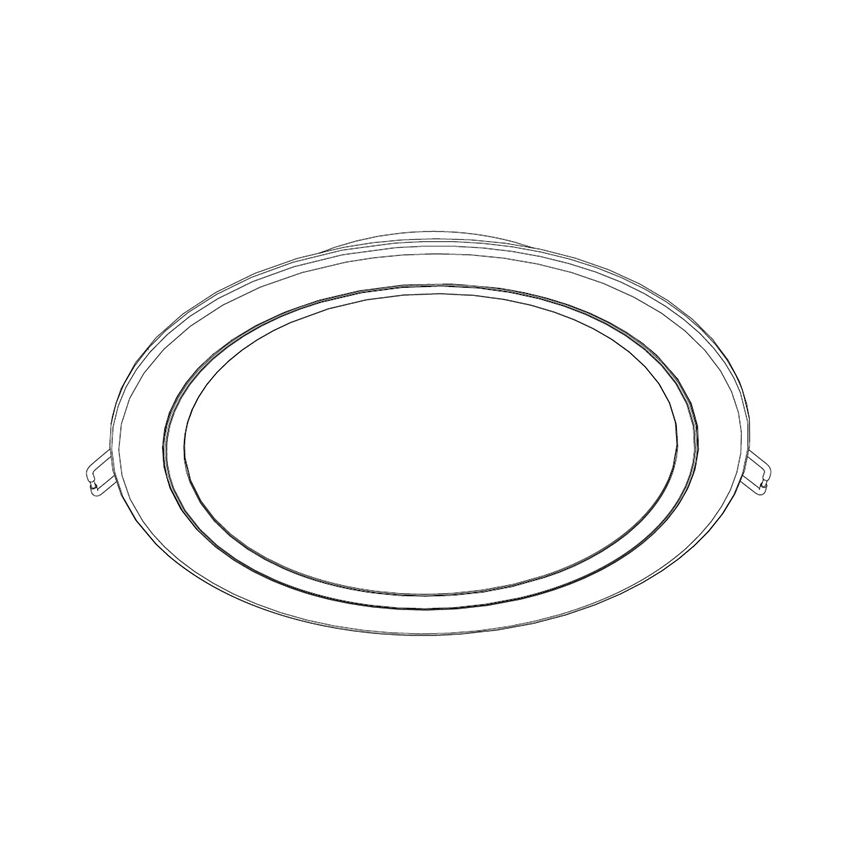 Philips - LED indbygningslampe 1xLED/20W/230V