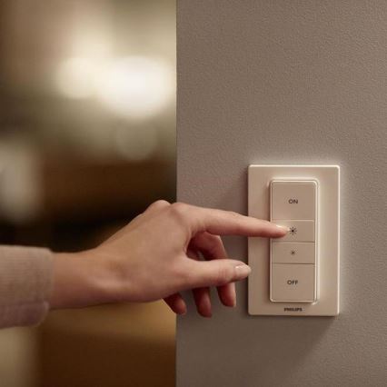 LED-pære dæmpbar Philips Hue WIRELESS DIMMING KIT 1xE27/9,5W/230V