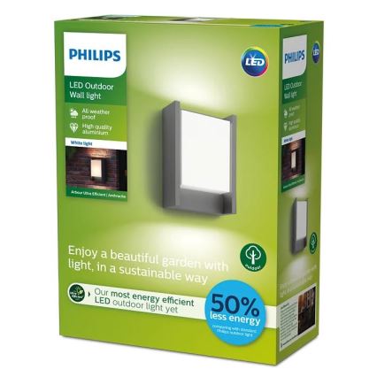Philips - LED Udendørs Væglampe LED/3,8W/230V 3000K IP44