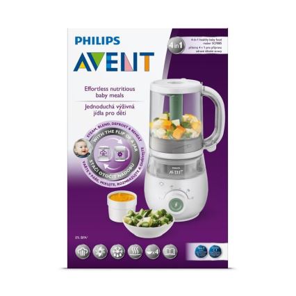 Philips Avent - Dampkoger med blender 4-i-1